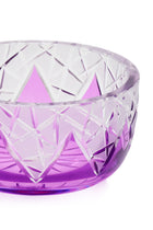ELSA CRYSTAL Bohemia Lunaria Küçük Tabak Eflatun