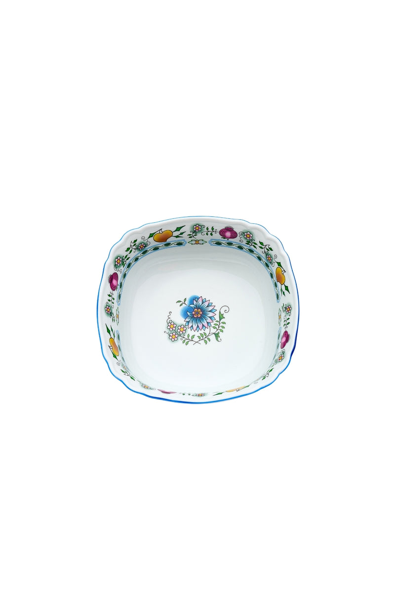 CESKY PORCELAN DUBİ 1860 Cibulak Derin Tabak Renkli