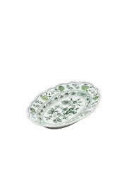 CESKY PORCELAN DUBİ 1860 Cibulak Oval Sunum Tabağı Yeşil