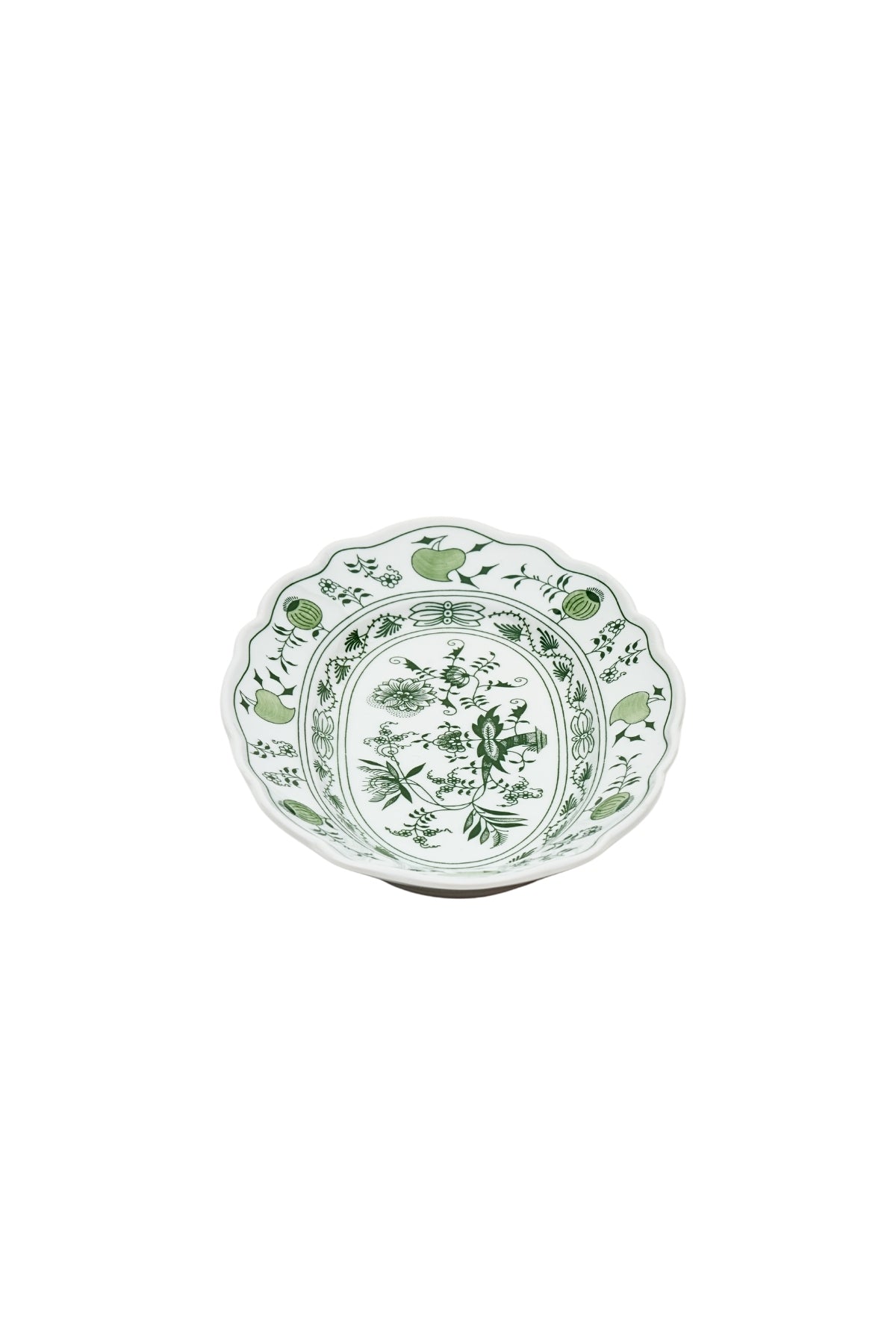 CESKY PORCELAN DUBİ 1860 Cibulak Oval Sunum Tabağı Yeşil