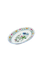 CESKY PORCELAN DUBİ 1860 Cibulak Oval Tabak Renkli