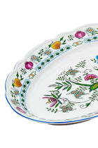 CESKY PORCELAN DUBİ 1860 Cibulak Oval Tabak Renkli