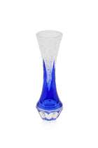 ELSA CRYSTAL Bohemia Lunaria Küçük Vazo Mavi