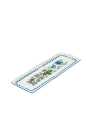 CESKY PORCELAN DUBİ 1860 Cibulak Kayık Tabak Renkli
