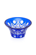 ELSA CRYSTAL Bohemia Lunaria Küçük Tabak Mavi