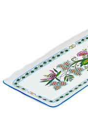 CESKY PORCELAN DUBİ 1860 Cibulak Kayık Tabak Renkli