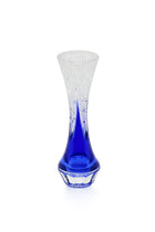 ELSA CRYSTAL Bohemia Lunaria Küçük Vazo Mavi