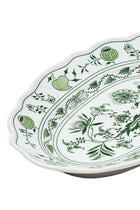 CESKY PORCELAN DUBİ 1860 Cibulak Oval Sunum Tabağı Yeşil