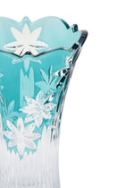 ELSA CRYSTAL Bohemia Maravelle Açık Ağız Büyük Vazo Azur