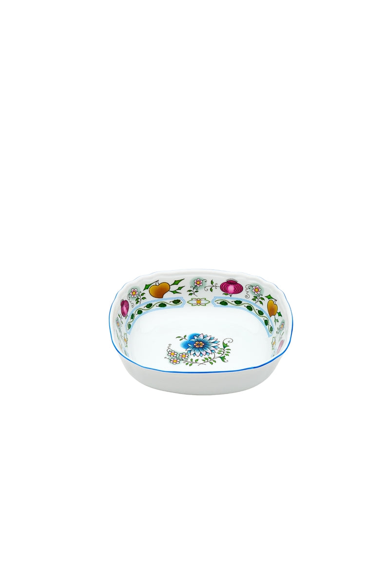 CESKY PORCELAN DUBİ 1860 Cibulak Derin Tabak Renkli