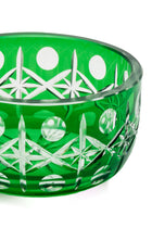 ELSA CRYSTAL Bohemia Lunaria Small Bowl Green