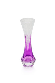 ELSA CRYSTAL Bohemia Lunaria Small Vase Lilac