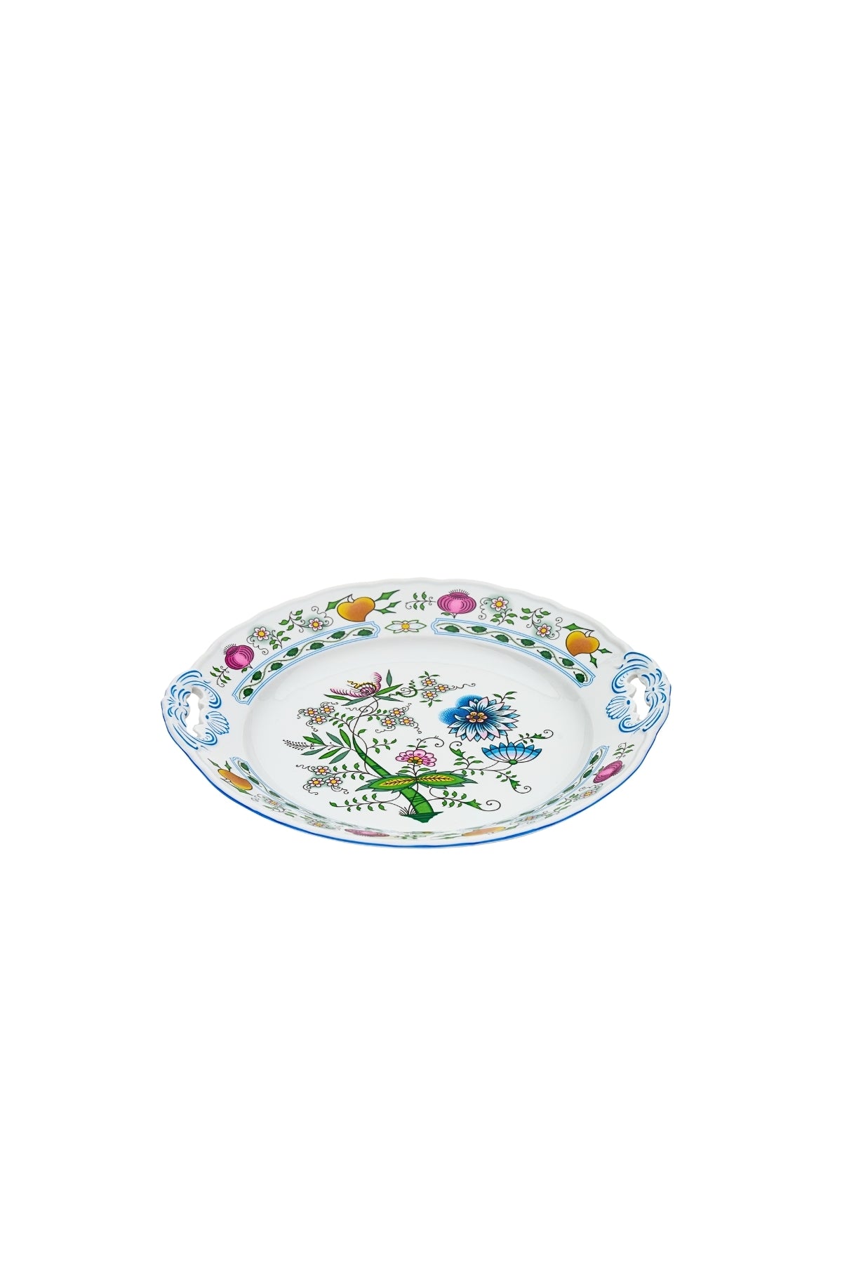 CESKY PORCELAN DUBİ 1860 Cibulak Sunum Tepsi Renkli