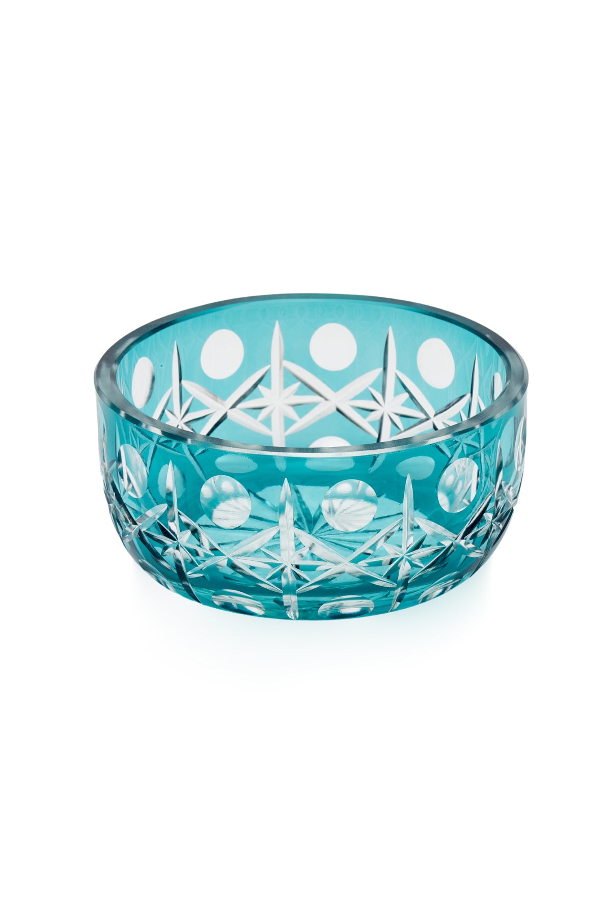 ELSA CRYSTAL Bohemia Lunaria Küçük Kase Azur