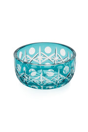 ELSA CRYSTAL Bohemia Lunaria Küçük Kase Azur