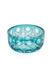 ELSA CRYSTAL Bohemia Lunaria Küçük Kase Azur