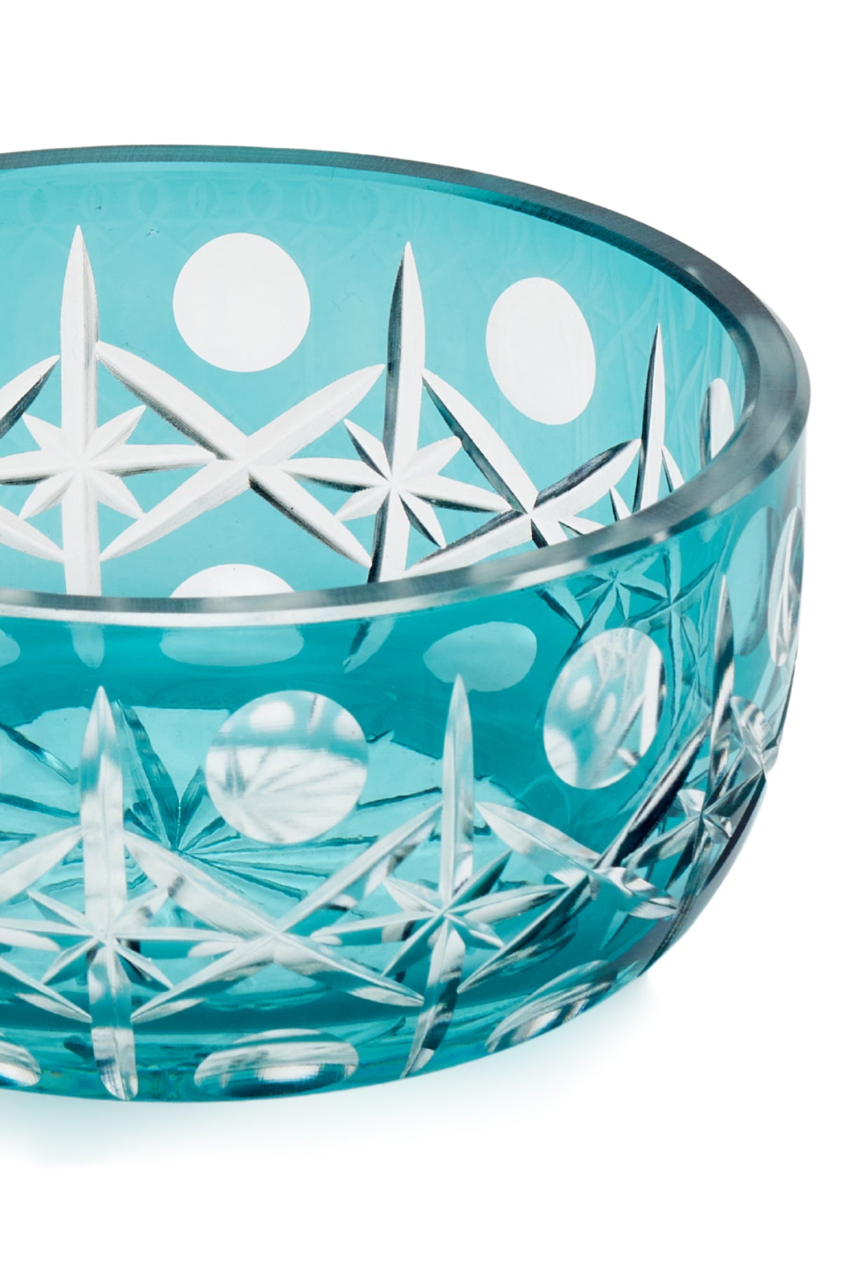 ELSA CRYSTAL Bohemia Lunaria Küçük Kase Azur