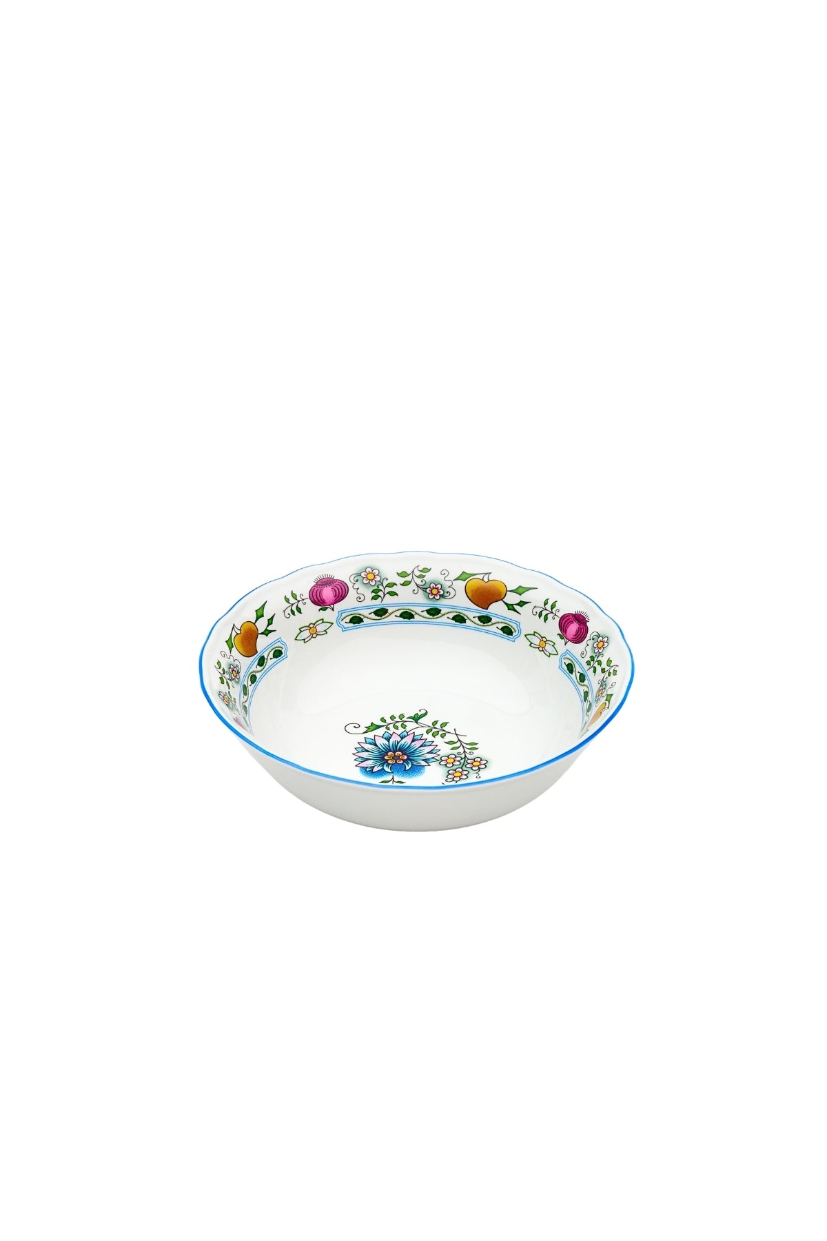 CESKY PORCELAN DUBİ 1860 Cibulak Tabak Renkli