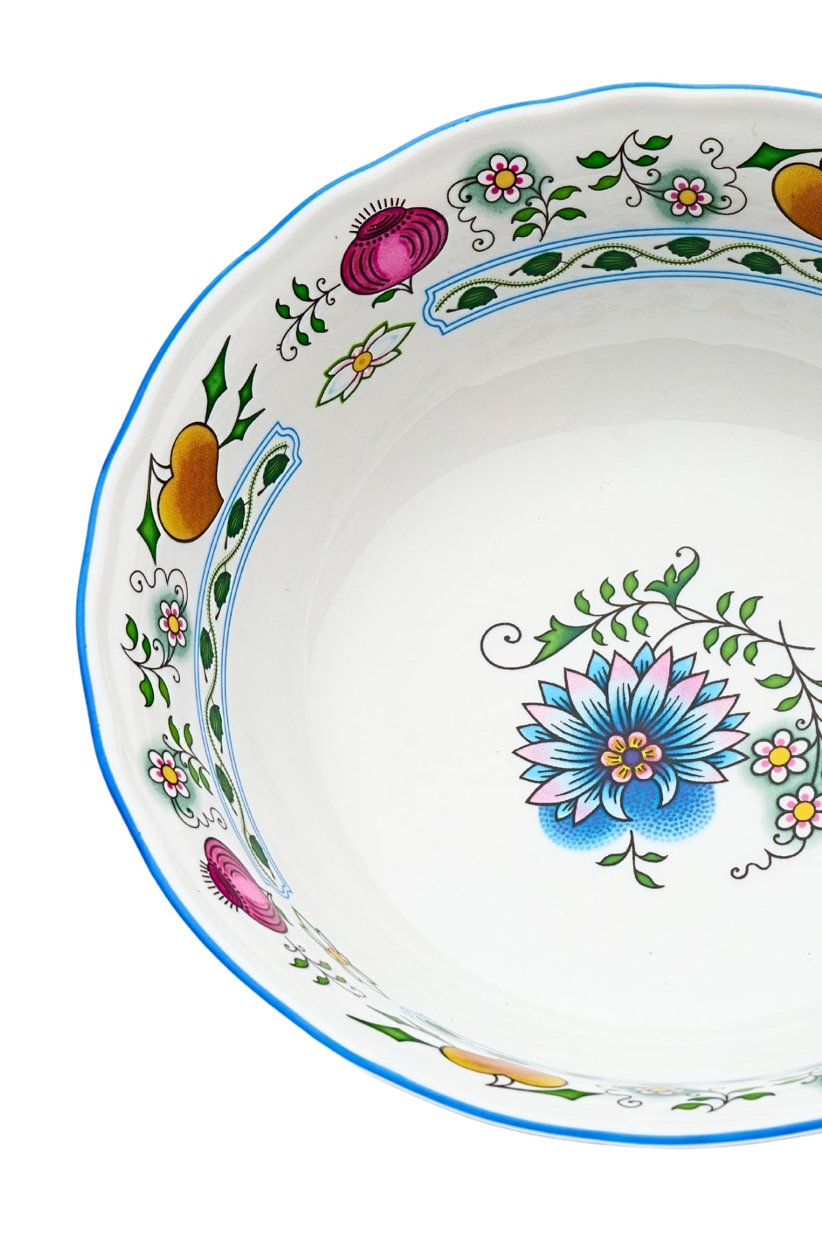 CESKY PORCELAN DUBİ 1860 Cibulak Tabak Renkli