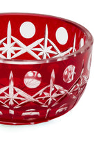 ELSA CRYSTAL Bohemia Lunaria Küçük Kase Kırmızı