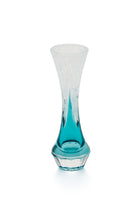 ELSA CRYSTAL Bohemia Lunaria Small Vase Azur