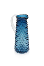 ELSA CRYSTAL Bohemia Lunaria Jug Blue