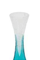 ELSA CRYSTAL Bohemia Lunaria Small Vase Azur
