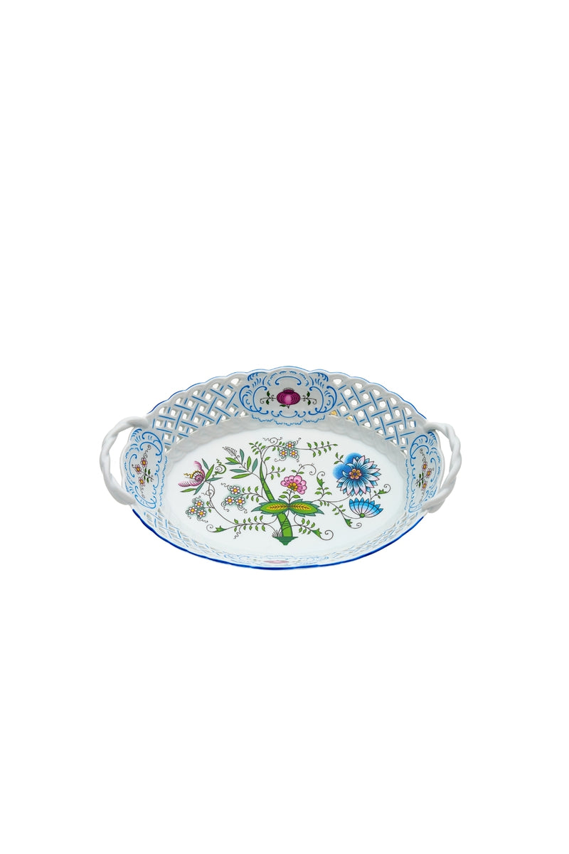 CESKY PORCELAN DUBİ 1860 Cibulak Sepet Renkli