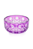 ELSA CRYSTAL Bohemia Lunaria Küçük Kase Eflatun