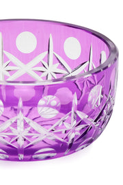 ELSA CRYSTAL Bohemia Lunaria Küçük Kase Eflatun