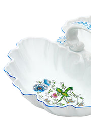 CESKY PORCELAN DUBİ 1860 Cibulak Birleşik 2 Bölümlü Ufak Tabak Renkli