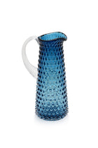 ELSA CRYSTAL Bohemia Lunaria Jug Blue