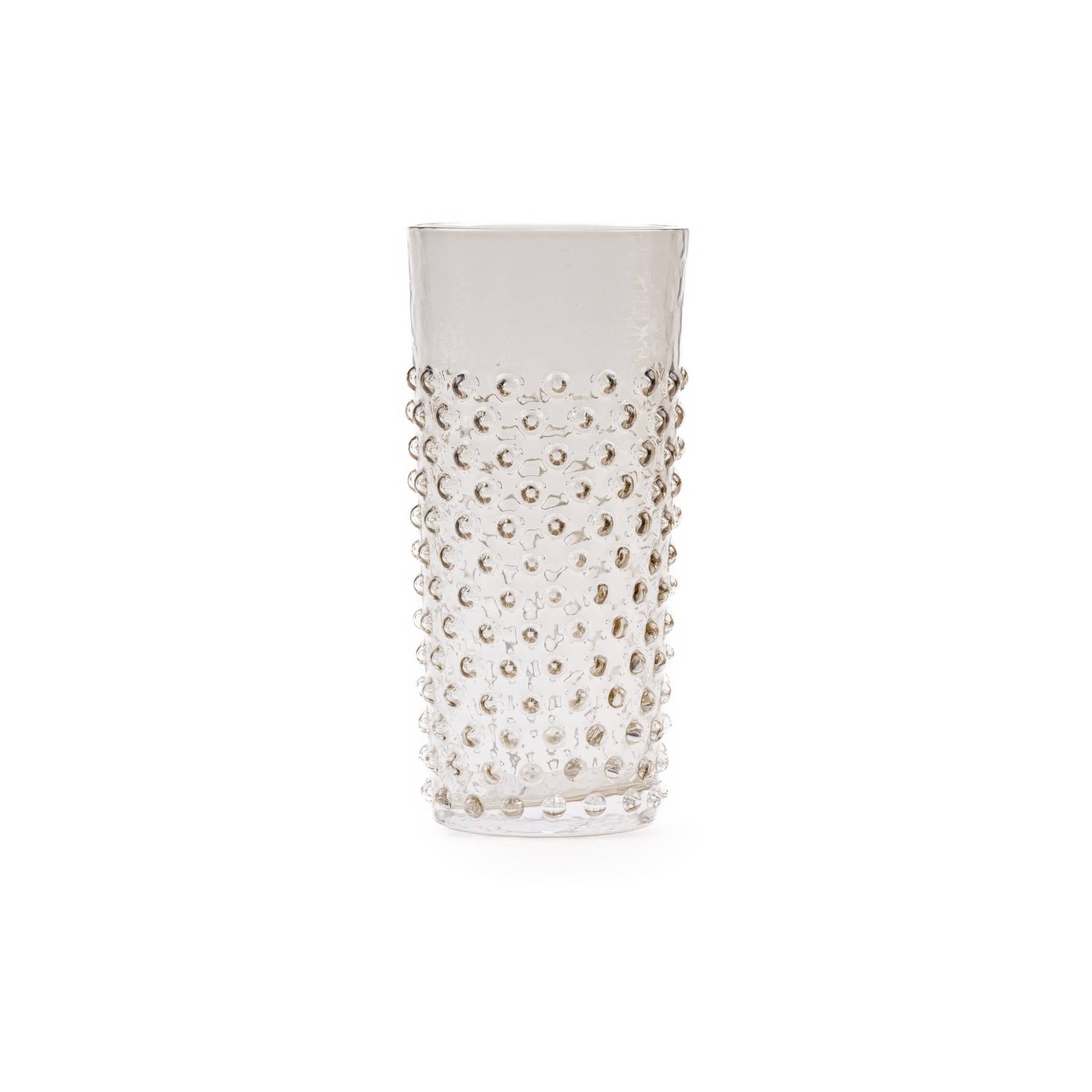 Elsa Crystal Bubble Hobnail Long Drink, Bardak, Cashmere, 400 ml