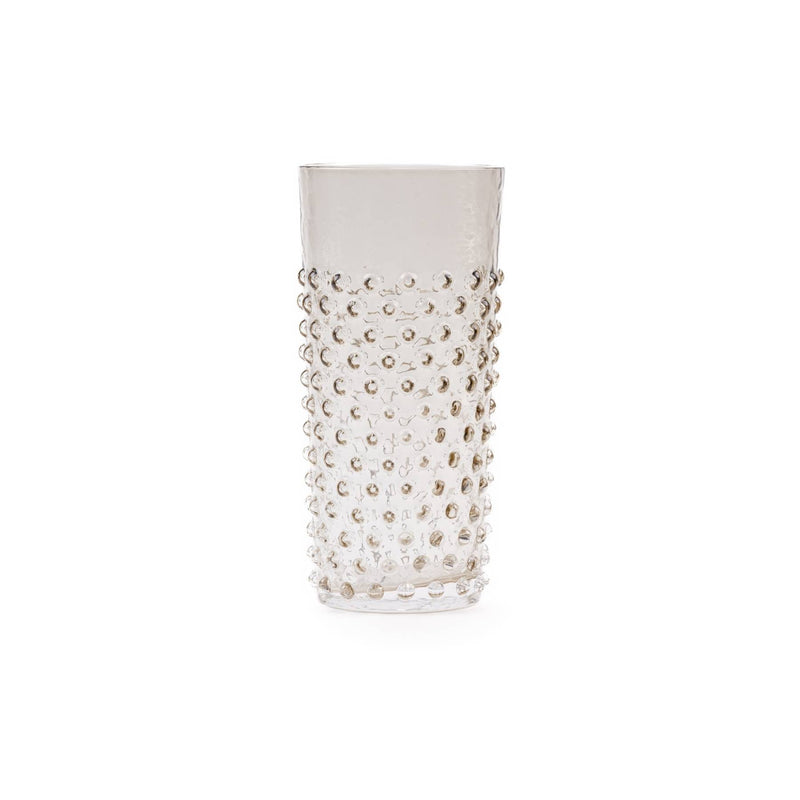 Elsa Crystal Bubble Hobnail Long Drink, Bardak, Cashmere, 400 ml