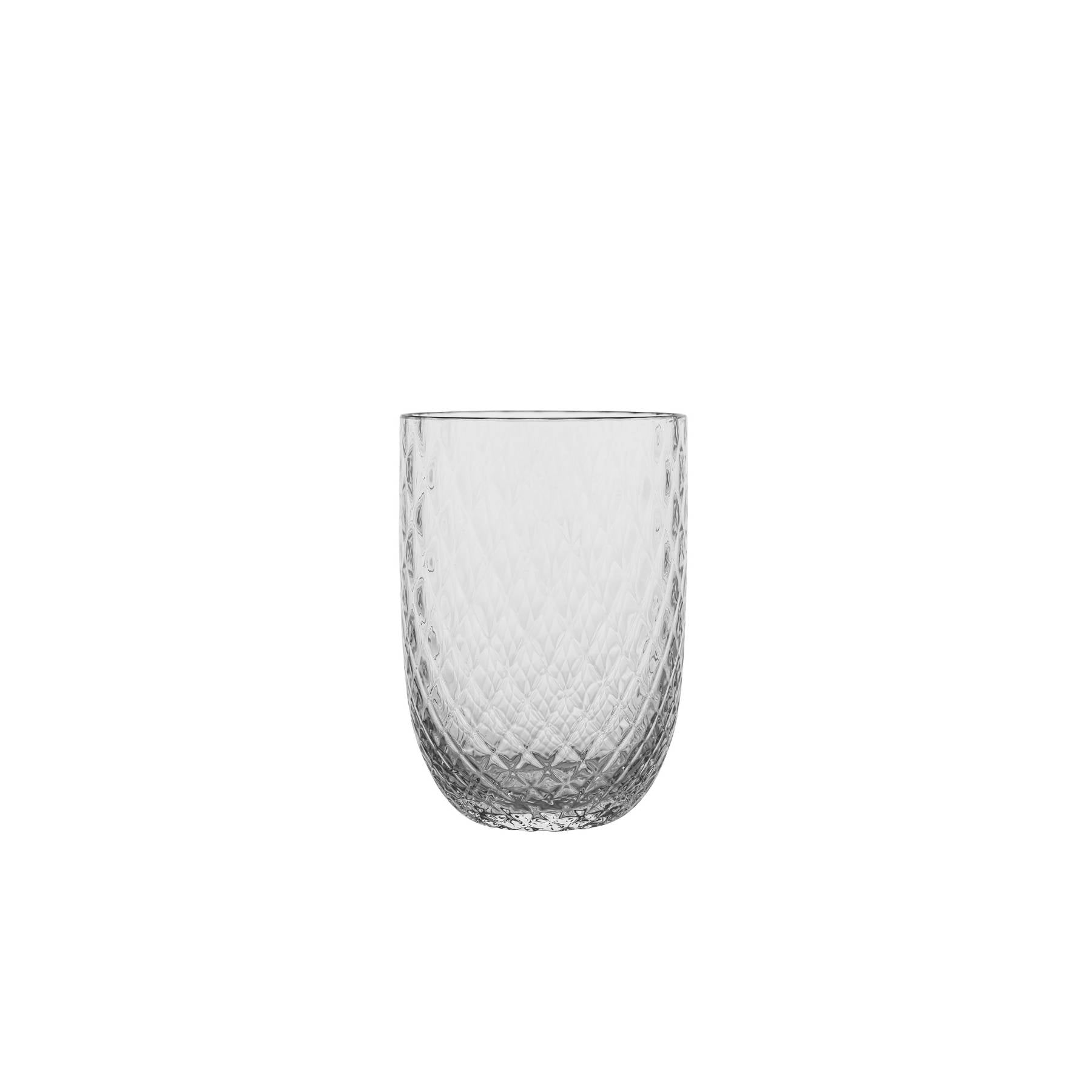 Elsa Crystal Bubble Bamboo Tumbler, Çizgili Bardak, Crystal, 250 ml
