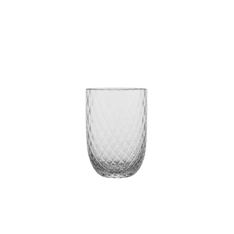 Elsa Crystal Bubble Bamboo Tumbler, Çizgili Bardak, Crystal, 250 ml