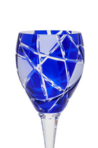 ELSA CRYSTAL Bohemia Elysium Melisa Ayaklı Bardak Mavi