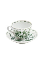 CESKY PORCELAN DUBİ 1860 Cibulak Fincan ve Fincan Tabağı Yeşil