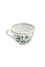 CESKY PORCELAN DUBİ 1860 Cibulak Fincan ve Fincan Tabağı Yeşil