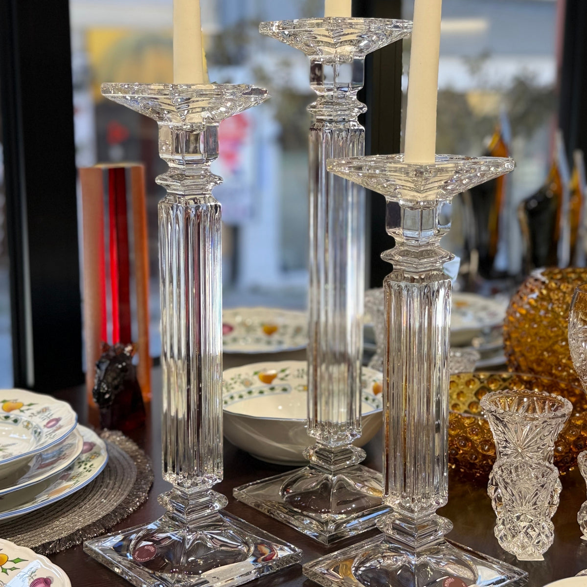 Elsa Crystal Lucenttia Candle Holder 35.5 cm