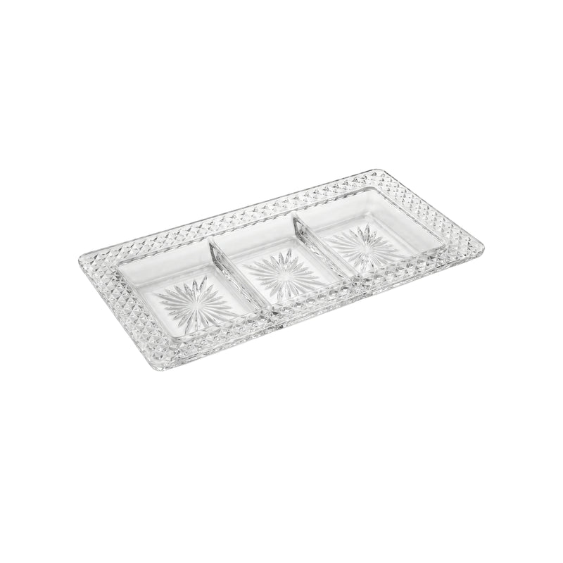 Elsa Crystal Lunaria 3 lü Sunum Tabak