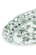 CESKY PORCELAN DUBİ 1860 Cibulak Oval Sunum Tabağı Yeşil
