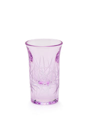 ELSA CRYSTAL Bohemia Alya Kahve Yanı Bardağı Mor