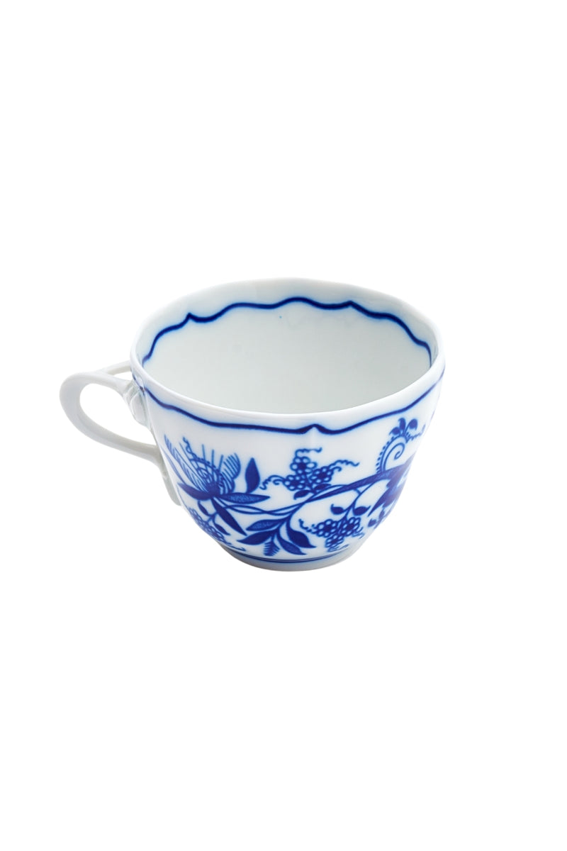 CESKY PORCELAN DUBİ 1860 Cibulak Fincan ve Fincan Tabağı Mavi