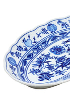 CESKY PORCELAN DUBİ 1860 Cibulak Oval Sunum Tabağı Mavi