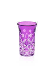 ELSA CRYSTAL Bohemia Alya Kahve Yanı Bardağı Mor