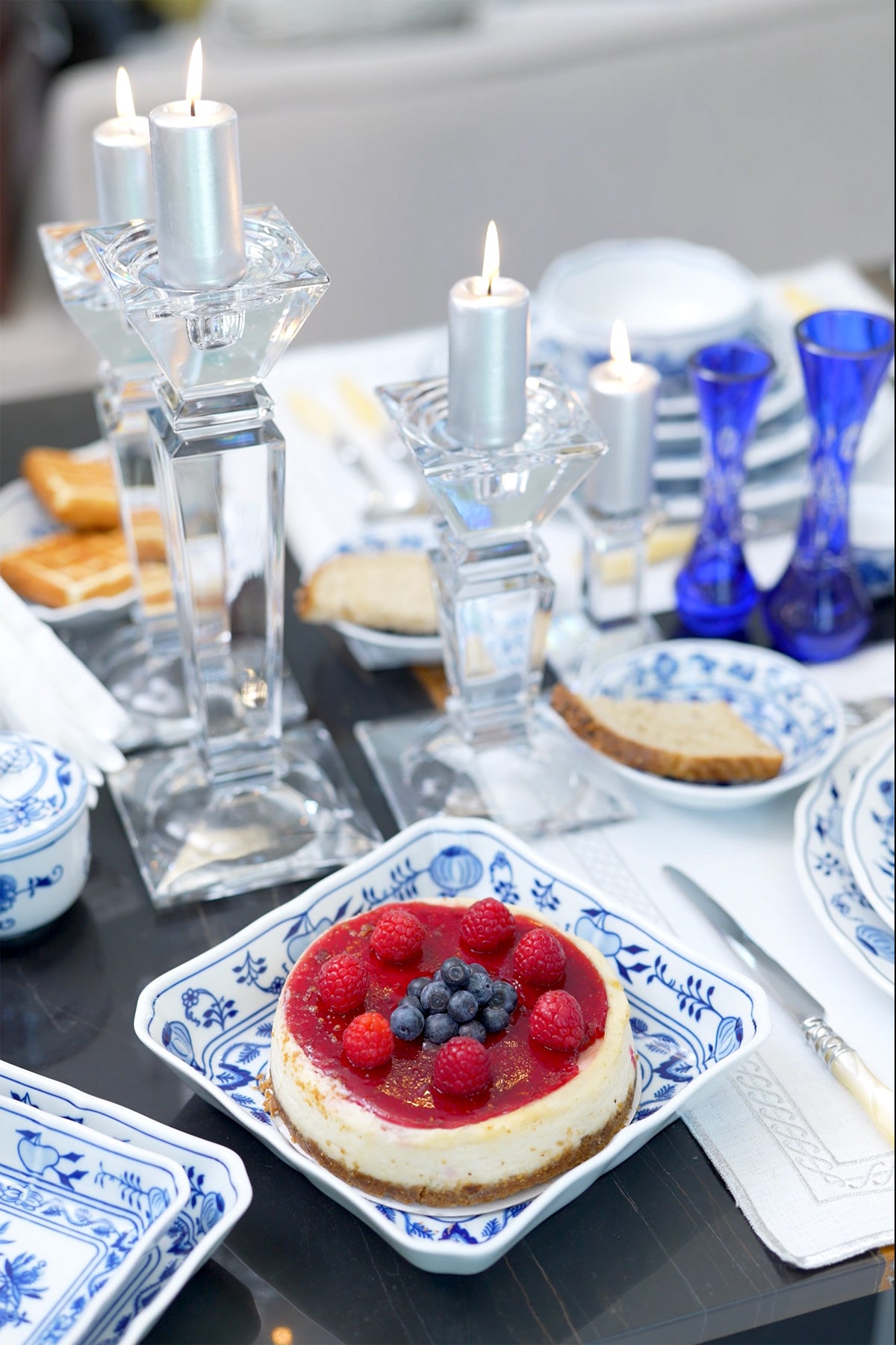 CESKY PORCELAN DUBİ 1860 Cibulak Kare Tabak Yeşil
