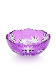 ELSA CRYSTAL Bohemia Maravelle Küçük Kase Mor