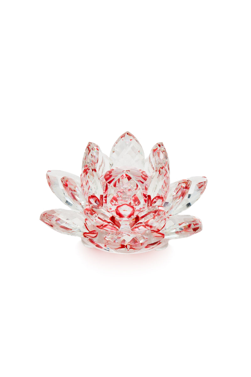 ELSA CRYSTAL Bohemia Oceanna Lotus Küçük Ebat Kırmızı