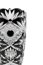 ELSA CRYSTAL Bohemia Maravelle Açık Ağız Küçük Vazo Siyah